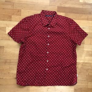 Perry Ellis Micro Dot Button-Up Resort Shirt